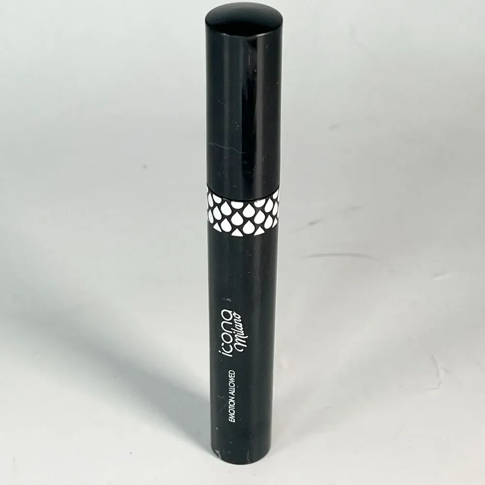 Icona Milano Emotion Allowed Mascara Black Waterproof Full Sz .34 fl oz 10ml New